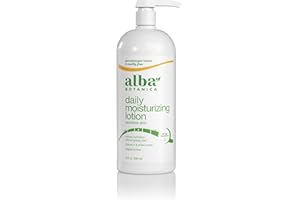 Alba Botanica Daily Moisturizing Lotion, Sensitive Skin, Fragrance Free, 32 Oz (Packaging May Vary)