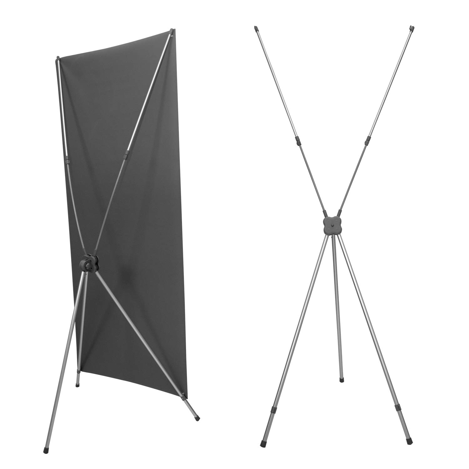 Circle One Multifunctional Adjustable X Banner Display Stand 2 5