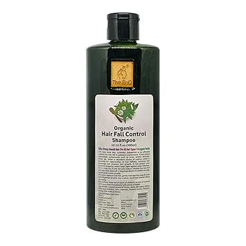The EnQ Organic Hair Fall Control Shampoo With 14 Herbs And Natural Extract, Hair Strengthening Shampoo, Paraben Free 300ml