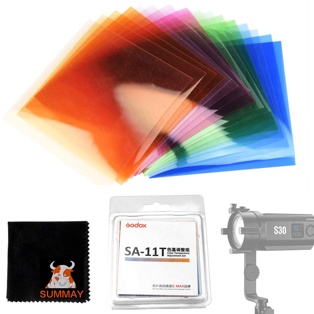 Godox S30 Accessories Godox SA-11T Color Filter Color for Godox S30 LED Video Light Temperature Adjustment Set
