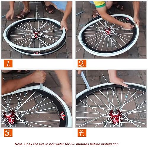 CATAZER Bicycle Solid Wear-Resistant Airless Tire Anti