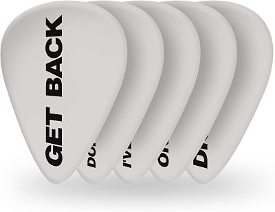 D'Addario Beatles Guitar Picks Get Back Medium Collectible Set