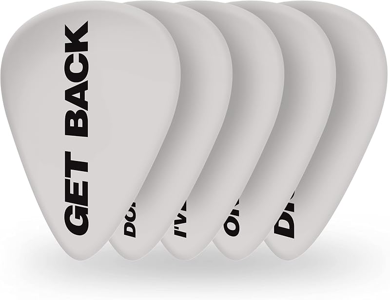 D'Addario Beatles Guitar Picks Get Back Medium Collectible Set