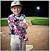 COOLOMG (1 Piece) Ribbon Breast Cancer Awareness Arm Sleeve Basketball Baseball Football Youth Adult Pink L