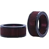 YIFALAI 106-4722 Air Filter Element Replacement for Air Cleaner Kit Compatible With S&S Cycle, Super E and G Carbs & Single Bore EFI, CV Carb (Pack of 1)