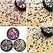 Nail Art Rhinestones Set with Glue and Tools, Mixed Flatback Crystal Rhinestones with 5 Colors (100 Pcs Colorful Crystals + Multiple Round Rhinestones), 8ml Adhesive Resin Gel and 3Pcs Brush