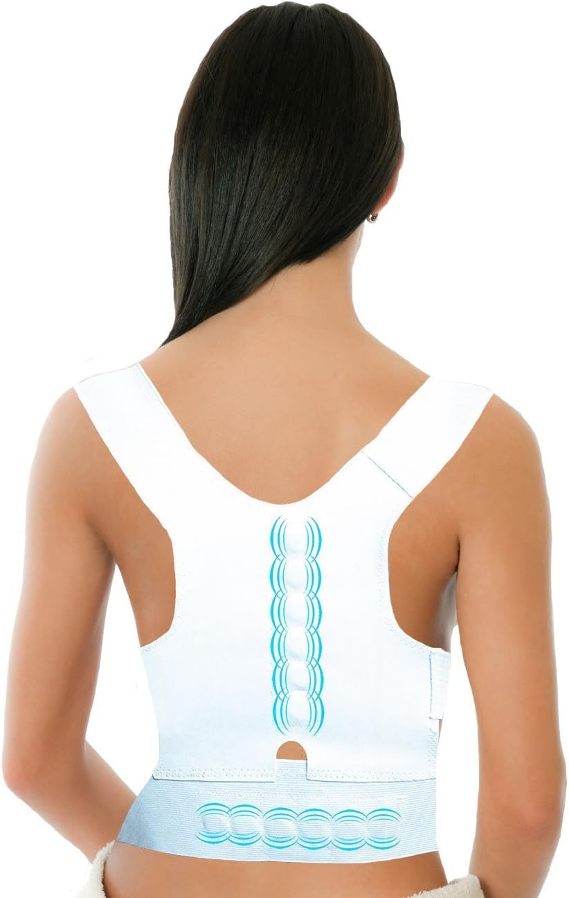 Evertone 3 in 1 Posture Therapy Align Neck Spine Support with Corrective Back Bridge and Magnetic Therapy