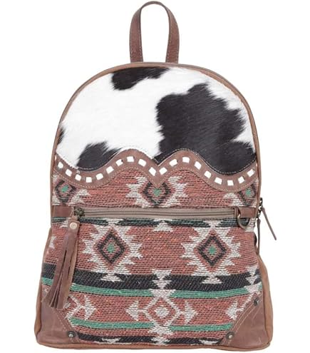 Amazon.com | Myra Bag Cowhide Backpack S-1169 | Casual Daypacks display picture 1