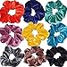 Velvet Hair Scrunchies, Scrunchie Bulk Silk Satin Hair Accessories Woman Headband, Suitable for Assorted Girl Cute Ribbon