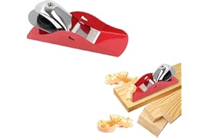 Priaora Hand Planer,Mini Hand Planer, Smoothing Plane Adjustable Small Trimming Planer Manual Wood Planer Wood Plane Tool for