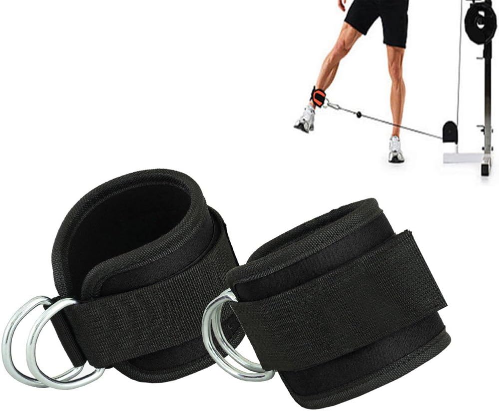 Grofitness Double Dring Ankle Cuff Straps Adjustable Leg Weight Wrist