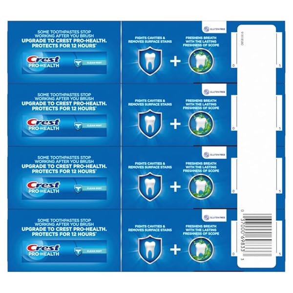 CREST WHITENING PLUS SCOPE, COMPLETE ACTIVE FRESH + WHITENING TOOTHPASTE, 5.5OZ, TOOTHPASTE SENSITIVE TEETH, PACK OF 4