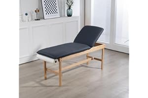 Carenovo 27.5" Adjustable backrest Medical Treatment exam Table for Spa Clinic Hospital (Blue)