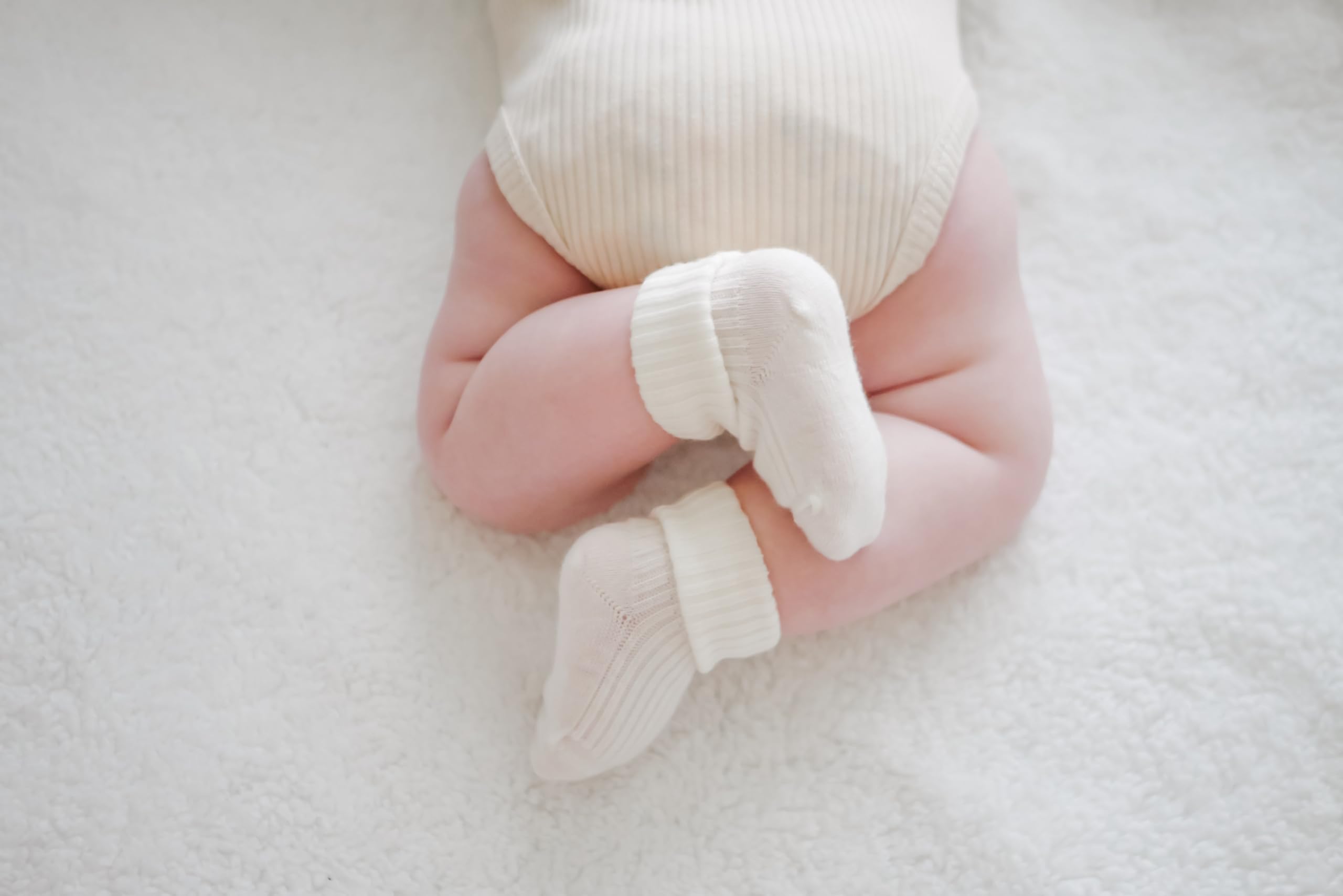 Woolino Wool Baby Socks, Washable Merino Wool Infant Toddler Kids Socks, Newborn to 8 Years (Pack of 3)