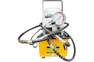 HYDRAFORE Electric Driven Hydraulic Pump (Double acting manual valve) 0.75KW/110V-8L (B-630B-110-1HP-8L)
