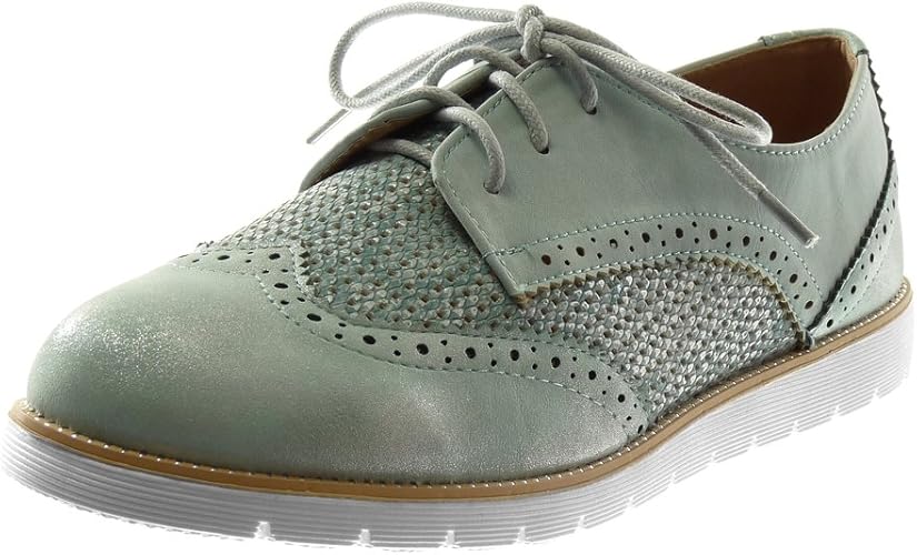 flat sole derby shoes