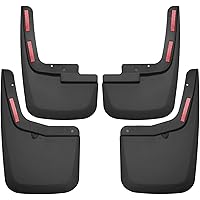 Husky Liners - Front & Rear Mud Guards | 2015-2020 Ford F-150 w/OEM Fender Flares, Front & Rear Set - Black, 4 Pc | 58456