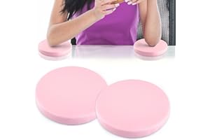 2PCS Nail Tech Elbow Rest, TOROKOM Elbow Rest for Nail Tech, Nail Arm Hand Rest for Nails Elbow Pad for Nail Tech Office Arm Elbow Relax Supplies (Pink)