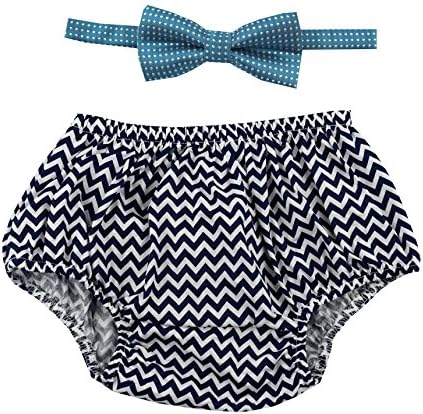 Gentlemen Ties Cake Smash Outfit Boy First Birthday Includes Bloomers and Bow Tie