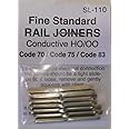 Peco SL-110 HO Code 83/75/70 Conductive Rail Joiner 24 Pack