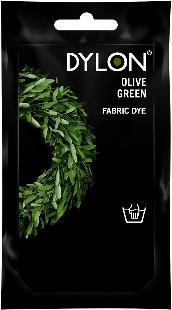 DYLON Olive Green Hand Dye 50g - Suitable for Natural Fibres
