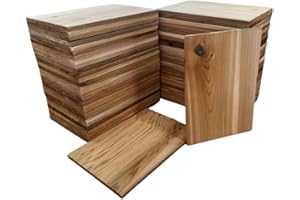Cedar Grilling Planks - 50 Pack - Premium Western Red Cedar - 5" x 7" Planks Perfect Quantity for Restaurants, Chefs, and Del