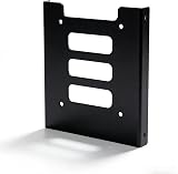 RHINORO 2x 2.5 to 3.5 Inch Metal SSD HDD Mounting Frames Kit w/ Screws view 4