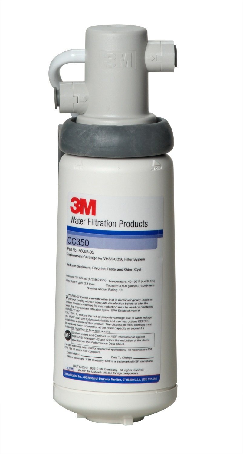 3M OCS System 5626205, For Office Water Applications, VH3 Valve-In-Head Design & Cyst Reduction, 1 Per Case