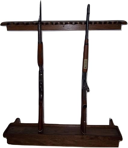 Amazon Com Handmade Closet Gun Rack With Butt Rest Walnut