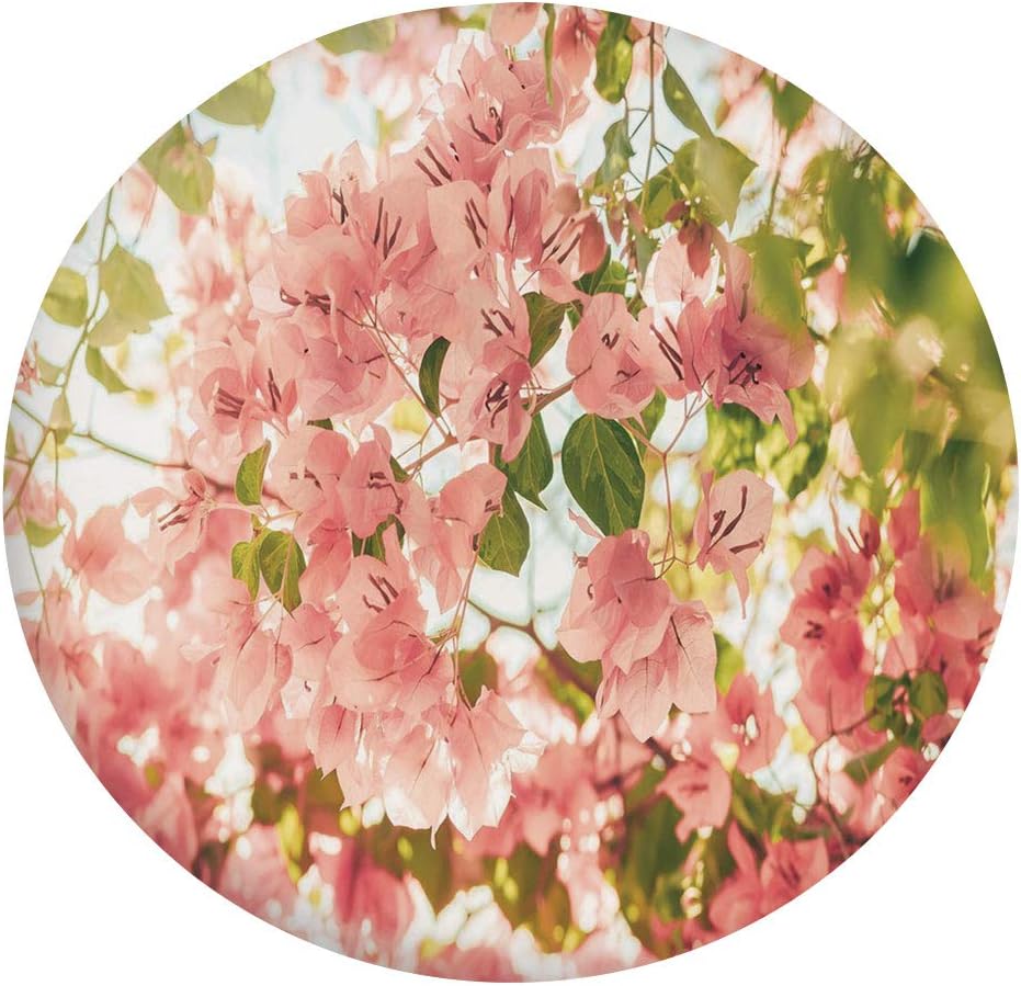 Mantel de mesa resistente a las manchas, con bordes elásticos, flores