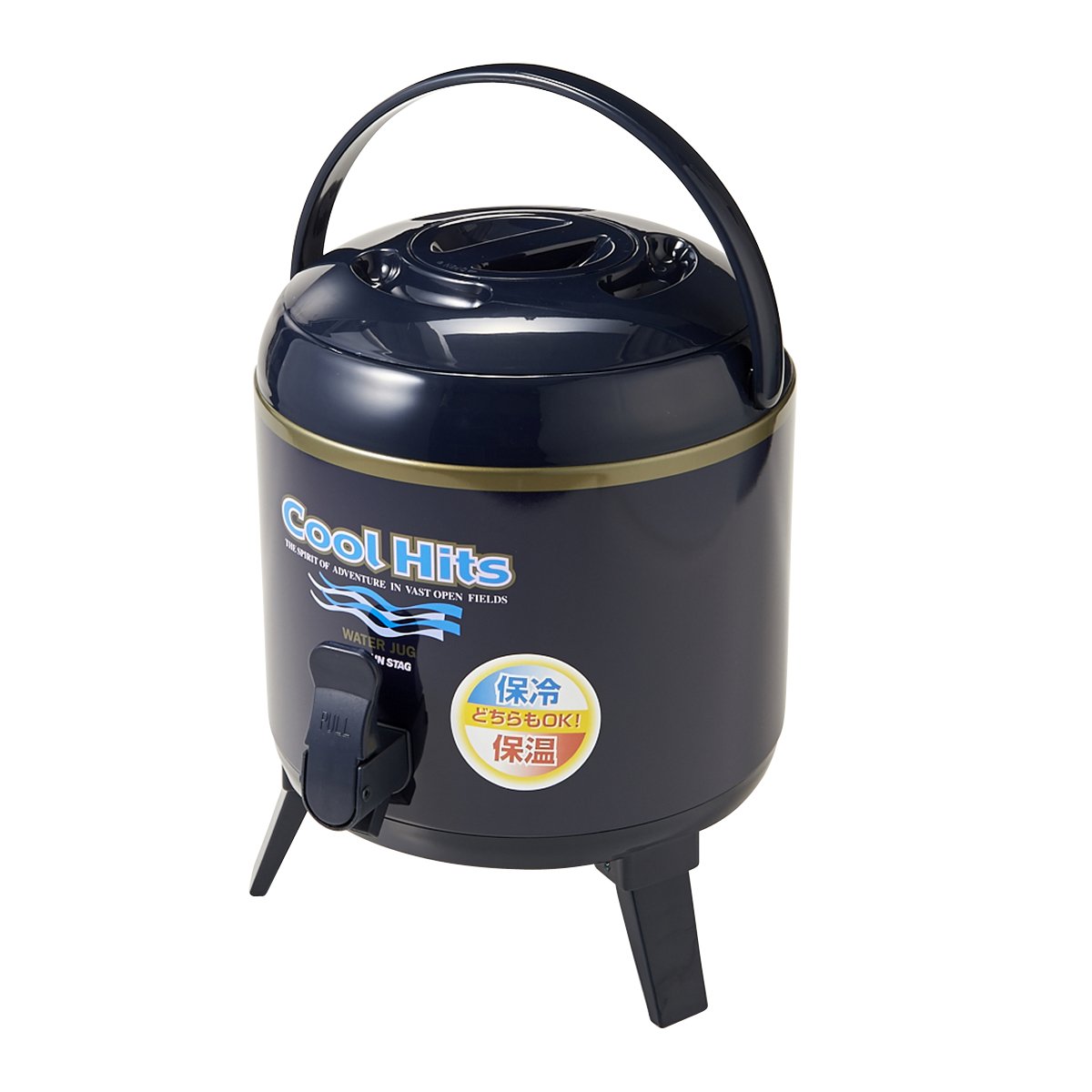 キャプテンスタッグ クールヒッツ ウォータージャグ ネイビーの商品画像