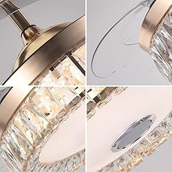 42" Fandelier Ceiling Fan with Light Remote