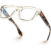 VISOONE Stylish Frame in Multiple Colors Blue Light Blocking Glasses for Men Women BONA