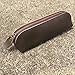 SAIBANG Vintage Leather Pencil Case with Zipper, Handmade Genuine Leather Stationery Art Supplies College Office Pencil Holder Pen Case Pouch Unisex