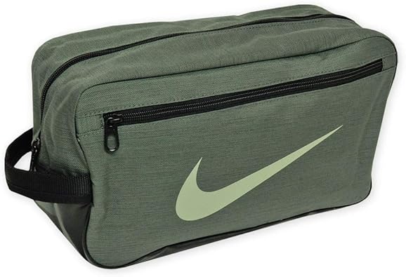 Amazon Co Jp メンズ シューズバッグ Nike ナイキ 11l ブラジリア シューバッグ スウォッシュロゴ スポーツバッグ 紳士 カーキ11l シューズ バッグ