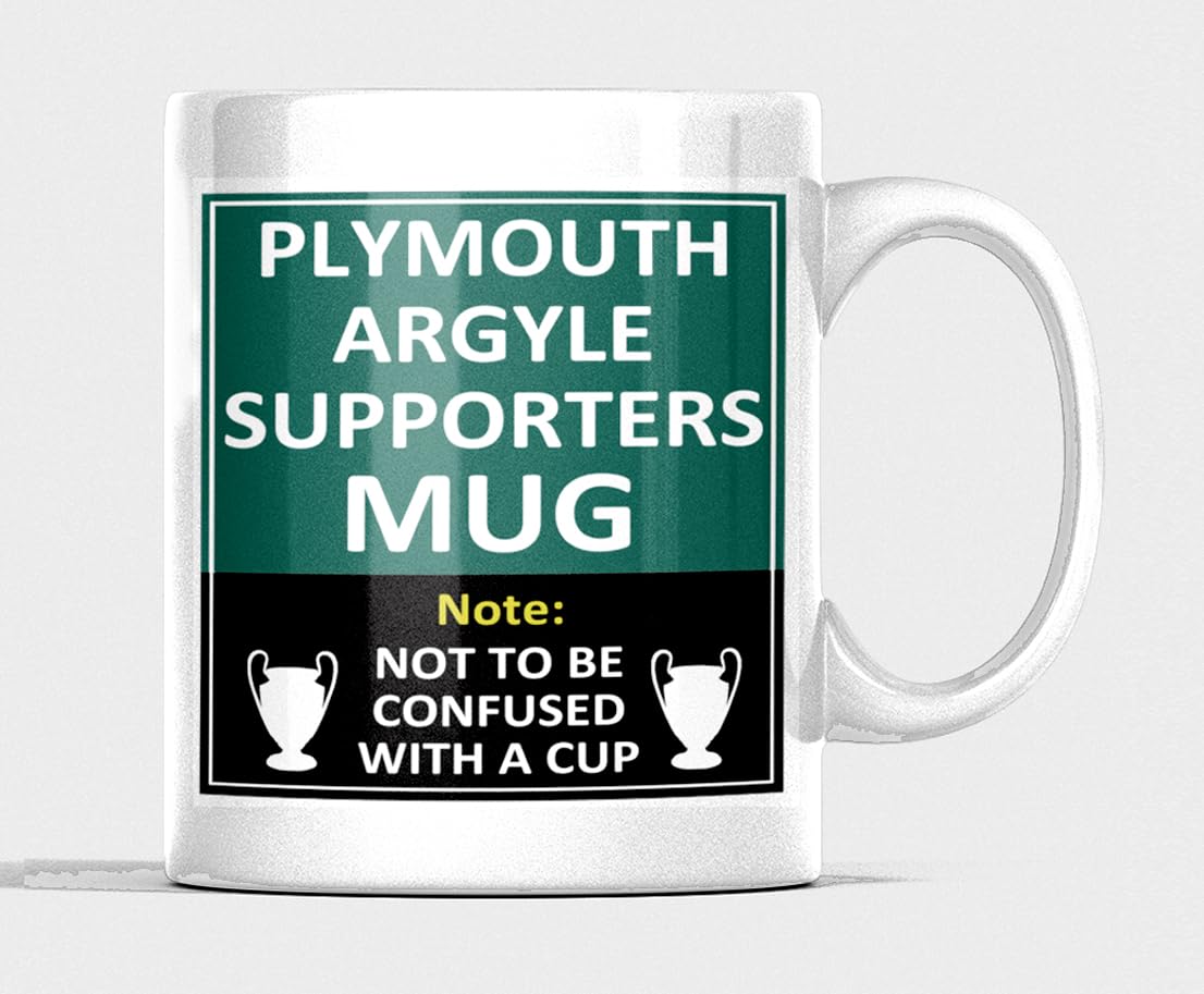 Plymouth Argyle Football Supporters Rival Team Joke Funny New and Easy Office Tea and Coffee Mug Gift