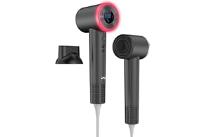 OSOU Hair Dryer, High Speed Fast Drying Hair Dryers, Negative Ionic Portable Blow Dryer with 110000 RPM Brushless Motor, Lightweight Low Noise Thermo-Control Hairdryer with Nozzle for Home, Travel