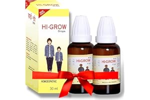 aj Homeopathic Hi Grow Drops For Height Growth 30ml - Set of 2 Bottle