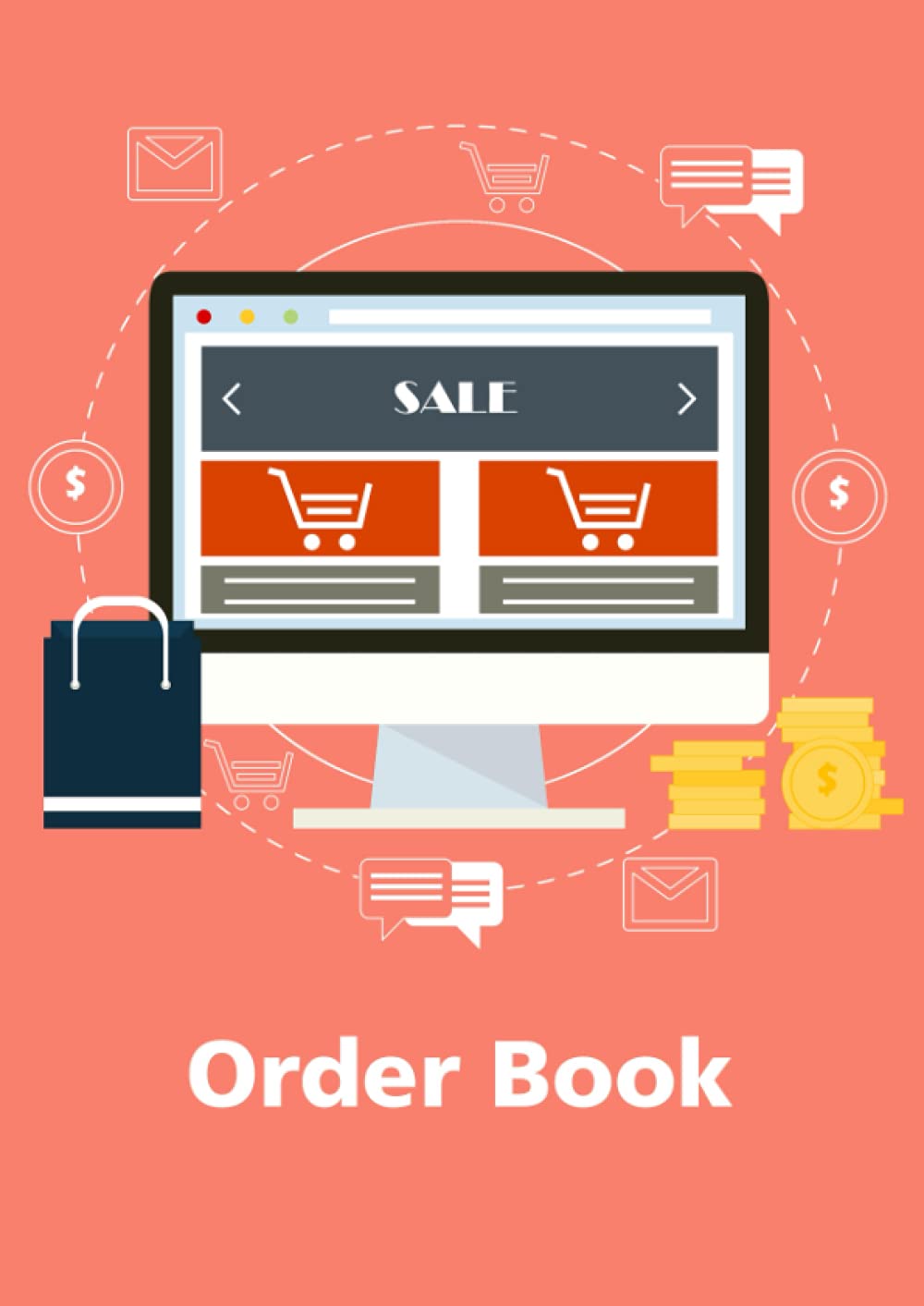 Amazon Com Order Book Customer Order Tracker For Home Based Business Or Small Business Owners Imprint Pretty Buisness Books