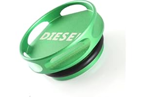 Diesel Fuel Cap for Ram and GM 3.0L Duramax-Updated Larger Magnetic Aluminum Tank Gas Cap fit 2013-2018 Ram 1500 2500 3500,20