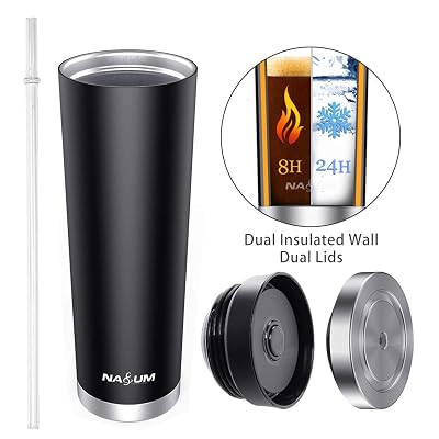 Double Walled Tumbler Cup, NASUM 22 oz Hot Iced Togo | Ubuy
