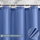 Furlinic Shower Curtain Mould Proof 200x240cm Polyester Misty Blue 12 Hooks view 3