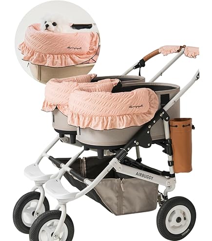 Pet Stroller Liner Mat Pad – Removable & Washable, 3-Piece Set For Small Dogs & Cats (No Stroller)