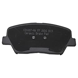 TRQ Front Brake Pads Ceramic Compatible with
