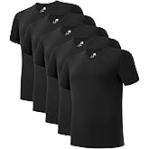 DAVID ARCHY Men's Bamboo Rayon Moisture-Wicking V-Neck Undershirt 3 or 5 Pack