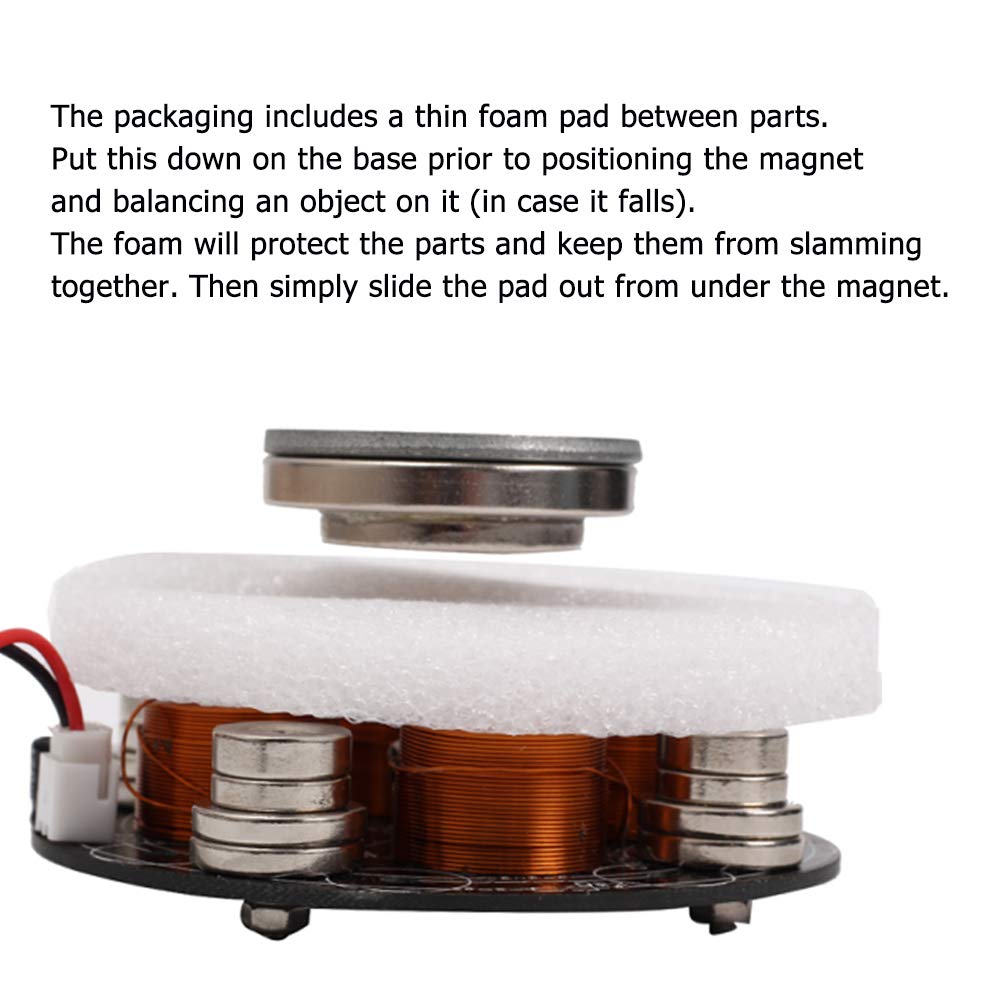 IS Icstation Electronic Maglev Levitron Magnetic Levitation Kit Display Suspension Stand Floating Holder Up to 220g for DIY Decoration Collection Show