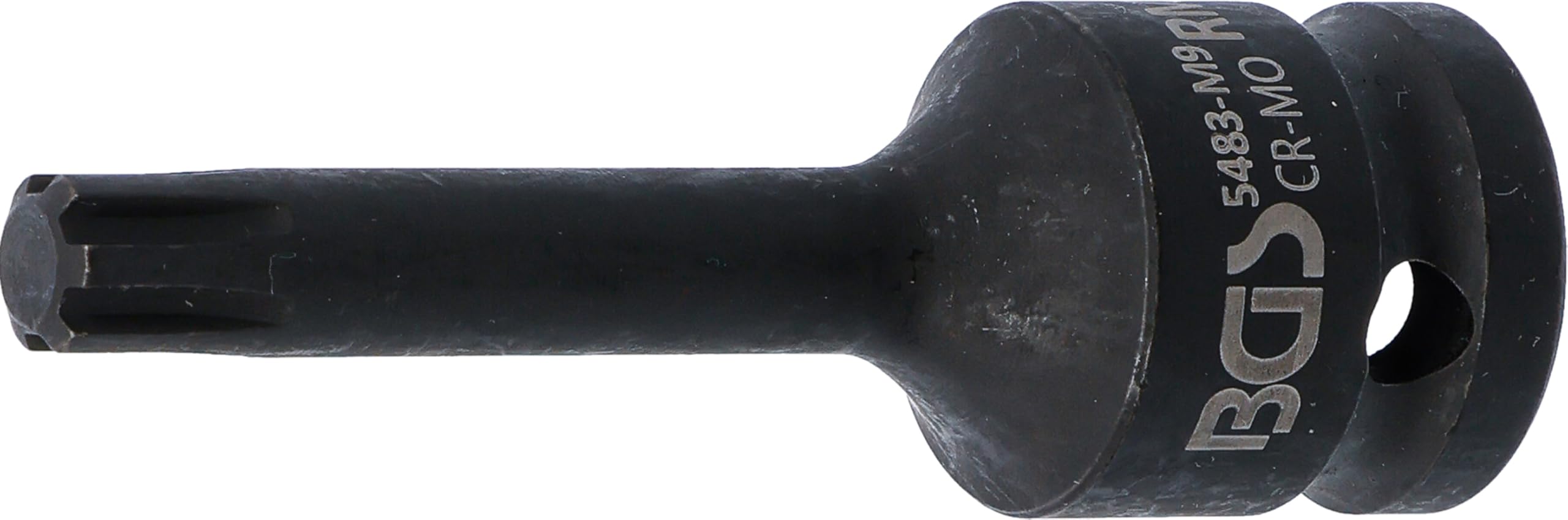 BGS 5483-M9 | Impact Bit Socket | length 75 mm | 12.5 mm (1/2") Drive | Spline (for RIBE) M9