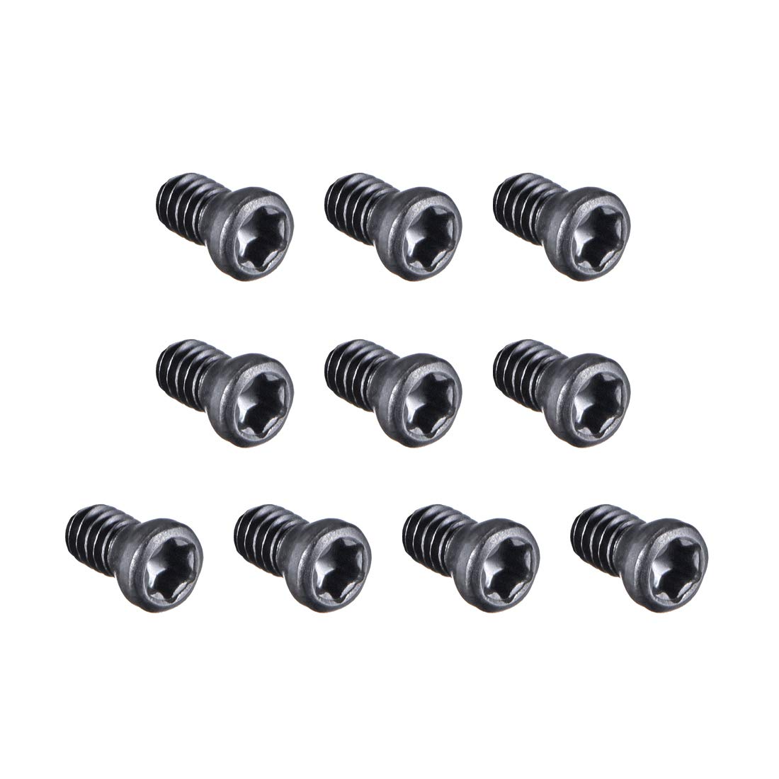 sourcing map M2.5x5mm Torx Screws for Replaces Carbide Insert CNC Lathe Tool 12.9 Grade Carbon Steel 10pcs