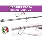Utopia F91139 Raccogli-scontrini In Alluminio – Lunghezza 46 Cm – Accessorio Essenziale Per Bar, Pub E Ristoranti