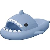 XPKWS Shark Slides for Women and Men Unisex Cloud Slippers Adult Novelty Beach Sandals with Thick Sole
